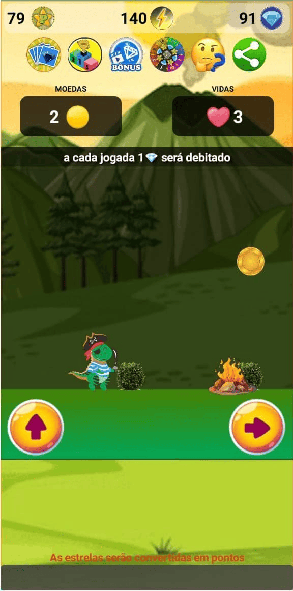 Screenshot do Baú do Tesouro