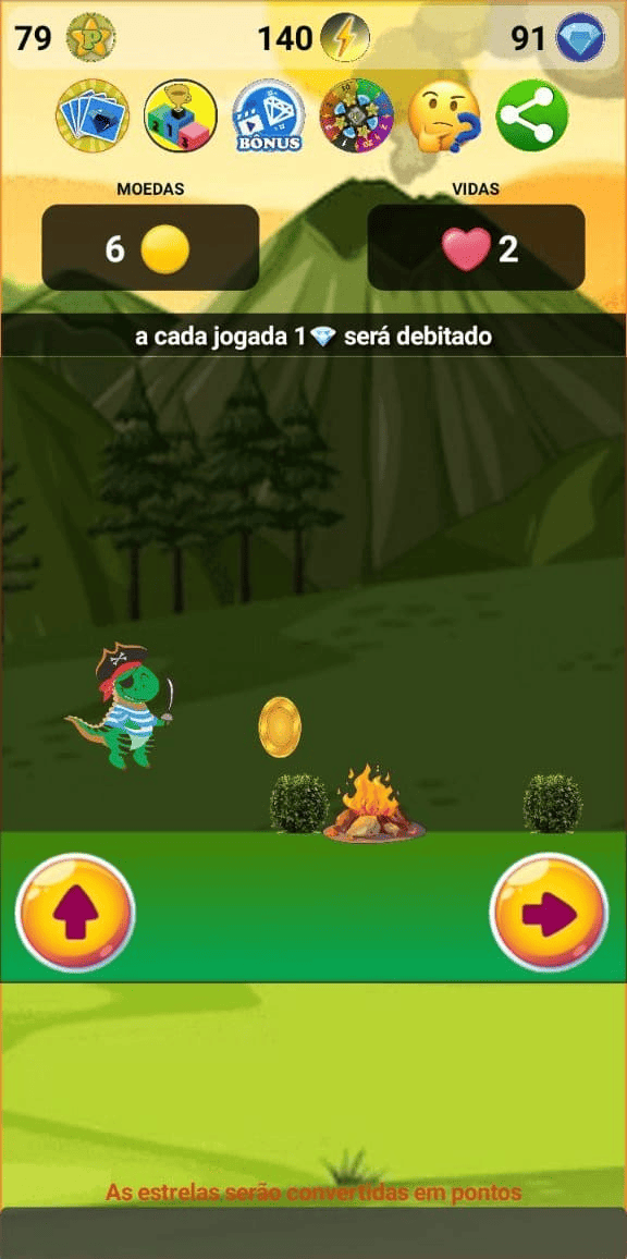 Screenshot do Baú do Tesouro